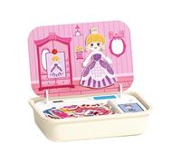 Puzzles magnétiques en Puzzle - Puzzles de Voyage magnétique en Bois avec boîte de Rangement - Jouet d'apprentissage éducatif pour Les de 3 à 6