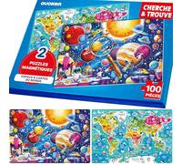 Puzzles Magnétiques Enfants 4 à 6 Ans - Livre Puzzle 3 à 5 Ans