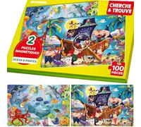Puzzles Magnétiques Enfants 4 à 6 Ans - Livre Puzzle 3 à 5 Ans