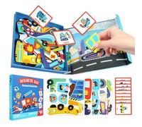 Puzzles Magnétiques | Jouets Éducatifs Portatifs | Jeu Éducatif - pour d'Âge Préscolaire Enseignement à Domicile Crèches Garderie Maternelle Voyages en Voiture Trajets en Avion