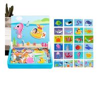 Puzzles Magnétiques pour | Jeux Éducatifs Mignons | Boîtes de Puzzles Magnétiques Portables | pour Tout-Petits Garçons Et Filles - Voyage en Voiture Et Avion - Maison Salle De Classe Anniversaire