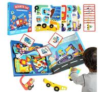 Puzzles magnétiques pour | Jouets éducatifs portatifs | Jeu De Costumes DIY - d'âge préscolaire Maternel Voyage en Voiture Salle de Classe Chambre d'anniversaire