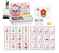Puzzles Magnétiques pour | Puzzle avec Boîte De Rangement Compact - Jouets Magnétiques À Thème De Dessin Animé,pour Et Garçons, Fêtes d'anniversaire, École, Voyage Et Maison