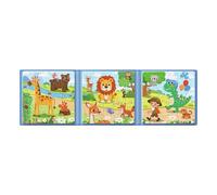 Puzzles Magnétiques pour Tout-Petits - Activités d'Interaction Parent-Enfant,Jouet Éducatif en Puzzle Magnétique,pour Voiture Avion Voyage Routier Vacances Maison