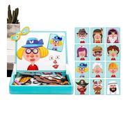 Puzzles magnétiques pour Tout-Petits, Jouets éducatifs magnétiques de Dessin animé, pour Tout-Petits, Filles, Maternelle, école Maternelle, Salle de Jeux, Salle de Classe, Voyage en Avion