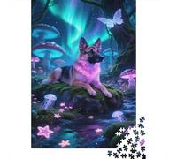 Puzzles Malinois Belge De 1000 Pièces pour Adultes,Forêt Fantastique Un Jeu De Dexérité Très Difficile Puzzle en Bois Jeu ÉduChatif avec des Défis Un Jeu Cadeau Original 1000pcs (75x50cm)