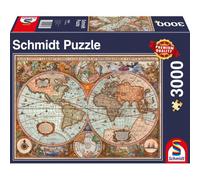 Schmidt Spiele Mappemonde antique, 3000 pcs