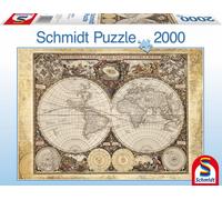 Puzzles Mappemonde Historique, 2000 Pcs