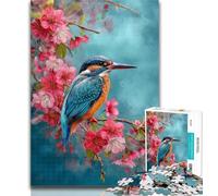 Puzzles Martin-pêcheur 1000 pièces pour Adolescents et Adultes, Jouets éducatifs, idéal comme Cadeau pour Toute la Famille 50x75cm