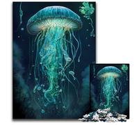 Puzzles Méduses Royaume Mythique pour Adultes 1000 Puzzles pour Adultes pour Adolescents, Couples et Amis pour Anniversaires, Noël 50x75cm/19,68x29,52 Pouces