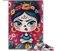 Puzzles mexicains pour Adolescentes, 1000 pièces, Jeu éducatif, défi, Cadeau d'anniversaire, décoration Murale (26x38cm)