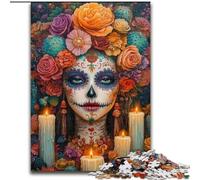 Puzzles mexicains pour Adolescentes, 1000 pièces, pour soulager Le Stress, Les Vacances à la Maison et l'interaction Parent-Enfant (50x75cm)