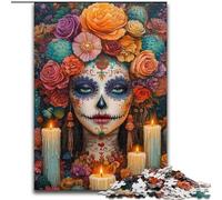 Puzzles mexicains pour Filles, 1000 pièces, pour Adultes et Adolescents, pour Une Interaction Parent-Enfant stimulante et Une réduction du Stress (26x38cm)