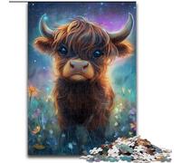 Puzzles Mignons de bébé Yak pour Adolescents, 1000 pièces, Jeu Stimulant et Interaction Parent-Enfant en Famille (26x38cm)