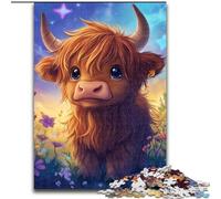 Puzzles Mignons de bébé Yak pour Adolescents 1000 Puzzles, Art intéressant, réduction du Stress, liste de souhaits avec Le Père Noël (14 Ans) (26x38cm)