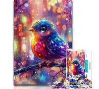 Puzzles Mignons de moineaux pour Adolescents, 1 000 pièces, Jouet éducatif et intellectuel décompressant, Superbes Cadeaux et Jouets 38x26cm