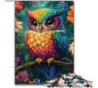 Puzzles Mignons de Petits hiboux pour Adultes et Adolescents, pour Les 14 Ans et Plus, décoration Murale, Cadeaux Uniques pour Anniversaire et Noël (26x38cm)