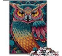 Puzzles Mignons de Petits hiboux pour Adultes et Adolescents, pour Un Moment de détente à la Maison Chaque pièce est Unique - Jeu Familial Stimulant et Amusant (50x75cm)