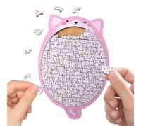 Puzzles Mignons, Jeux d'apprentissage esthétiques en Bois, Puzzle décoratif Jouets pour - pour Le Bureau à Domicile, Le Travail, l'école, la décoration de la Maison, la détente, Petite Amie