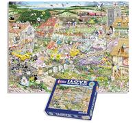 Puzzles Mike Jupp - J'adore Le Printemps - Puzzle de 1000 pièces pour Adultes | Fabriqué en Grande-Bretagne | 66cm x 50cm