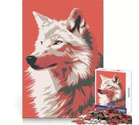 Puzzles minimalistes rétro Wolf pour Adolescents, 1000 pièces, mémorisation Claire, activité de Loisirs, découpe Impeccable, (38x52cm)