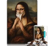 Puzzles Mona Lisa Abstraits pour Adolescents, 1 000 pièces, Anti-Stress, défi Difficile, à Offrir en Cadeau à Toute la Famille (38x26cm)