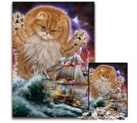 Puzzles Monster Titan Cat Kraken pour Adultes 1000 Puzzles pour Adultes pour Adolescents et Ados, pour Anniversaire et Vacances 26x38cm/10,23x14,96 Pouces