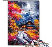 Puzzles Mont Fuji, Japon pour Adultes 1000 pièces, Assemblage de Motifs Amusant à la Maison, Cadeau d'anniversaire, Cadeaux de Voyage 26x38cm
