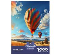 Puzzles Montgolfière Classique Jouets Défi Cadeau Unique Aérostats 1000 Pièces Qualité Premium Divertissement pour Adulte Et Enfants 70x50cm/1000pcs