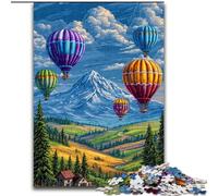 Puzzles montgolfières 1000 pièces pour Adultes, Cadeaux, Anti-Stress, Vacances à la Maison, Passe-Temps, Amour Entre Couples (50x75cm)