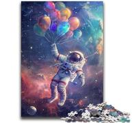 Puzzles montgolfières astronautes pour Adolescents 1000 pièces, Jouets éducatifs et éducatifs, Jeux familiaux, Cadeaux d'anniversaire et Cadeaux Uniques (38x26cm)