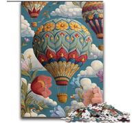 Puzzles montgolfières Fleuries 2000 pièces pour Adolescents, Cadeaux d'anniversaire, décoration Murale pour 14 Ans et Plus (70x100cm)