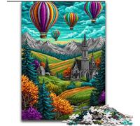 Puzzles Montgolfières pour Adultes : 1000 pièces, Jeux éducatifs, décoration d'intérieur, Cadeaux pour Toute la Famille (50x75cm)
