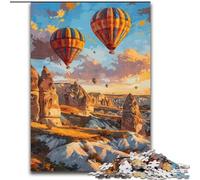 Puzzles Montgolfières pour Adultes 1000 Puzzles, Jeux Amusants Chaque Pièce Est Unique - Jeu Familial Amusant et Défi (26x38cm)