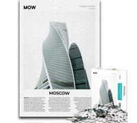 Puzzles Moscou pour Adolescents Puzzle 1000 pièces, Aide Le Cerveau à exercer des Jouets addictifs pour cultiver la Patience Une œuvre d'art 50x75cm