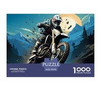 Puzzles Motocross étanche 1000 pièces, Jeux éducatifs colorés