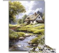 Puzzles Mountain House pour Adolescents : 2000 pièces, pour Un Moment de détente inoubliable Chaque pièce est Unique - Jeu Familial Stimulant (70 x 100 cm)