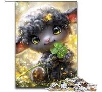 Puzzles Moutons Fantastiques pour Adultes et Adolescents, Jeu de Réveil et de Jeu en Famille, Cadeau d'anniversaire, Décoration Murale (26x38cm)