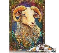 Puzzles Moutons pour Adultes 1000 Pièces Puzzles pour Adultes et Adolescents à partir de 12 Ans Cadeaux du Réveillon de Noël 1000pcs (75x50cm)