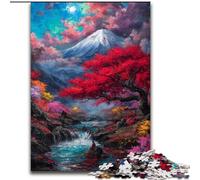 Puzzles mystérieux du Mont Fuji 1000 pièces pour Adultes, à partir de 14 Ans, Jeux de réflexion en Famille, Cadeaux d'anniversaire de Noël (26x38cm)