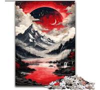 Puzzles mystérieux du Mont Fuji pour Adultes, Anti-Stress, Vacances à la Maison, avec Affiche et fiche de Questions-réponses Assorties (50x75cm)