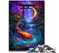 Puzzles mystérieux Torii Gate pour Adolescents 1000 pièces, Jeux éducatifs, décoration d'intérieur, Cadeaux pour Toute la Famille 50x75cm