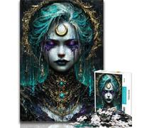 Puzzles Mystical Nature Spirit 1000 pièces pour Adultes, Difficiles à compléter mais Amusants et Humoristiques, décoration d'intérieur et Cadeaux Uniques 38x26cm