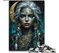 Puzzles Mystical Nature Spirit pour Adultes 1000 pièces, Jouets éducatifs et éducatifs, Jeux familiaux avec Affiche et fiche de Questions-réponses 50x75cm