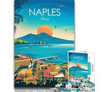 Puzzles Naples 1000 pièces pour Adultes et Adolescents, Jeux éducatifs, Anti-Stress, Cadeaux et Jouets de qualité 75x50cm