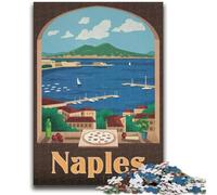 Puzzles Naples pour Adultes 1000 pièces, Jeux éducatifs, Anti-Stress, Cadeaux du Père Noël Secret pour Les Enfants de 14 Ans et Plus (1000 pièces, 50x75cm)