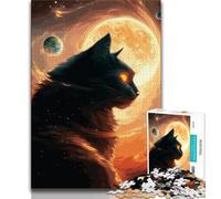 Puzzles Nébuleuse du Chat Noir 1000 pièces pour Adolescents, Jeux éducatifs, décoration Murale, Cadeaux d'anniversaire et de Noël Uniques 50x75cm