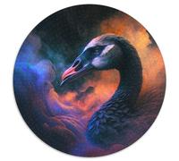 Puzzles Nébuleuse du Cygne Noir pour Adultes, 1000 pièces en Carton, décoration idéale pour la Maison ou Le Bureau, Cadeau de Noël idéal, 67,5 x 67,5 cm