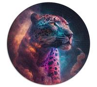 Puzzles Nébuleuse Léopard pour Adultes Puzzles 1000 pièces pour Adultes Cadeau Parfait pour Les Parents, Les Amoureux, Les Amis - 14 Ans et Plus 67,5 x 67,5 cm