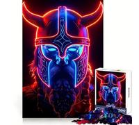 Puzzles Neon Viking Teenagers 1000 pièces, Jeu Intelligent et apaisant, Motif à Assembler, Joli Cadeau (50x75cm)